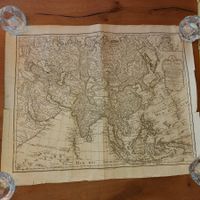Antike Karte Asien 1819, Delisle/Buache, Paris