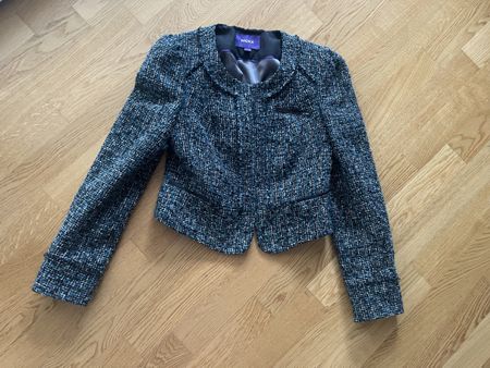 Blazer Jacke MAXX Blazer Kurz Gr. 38 Top  MEXX schwarz weis