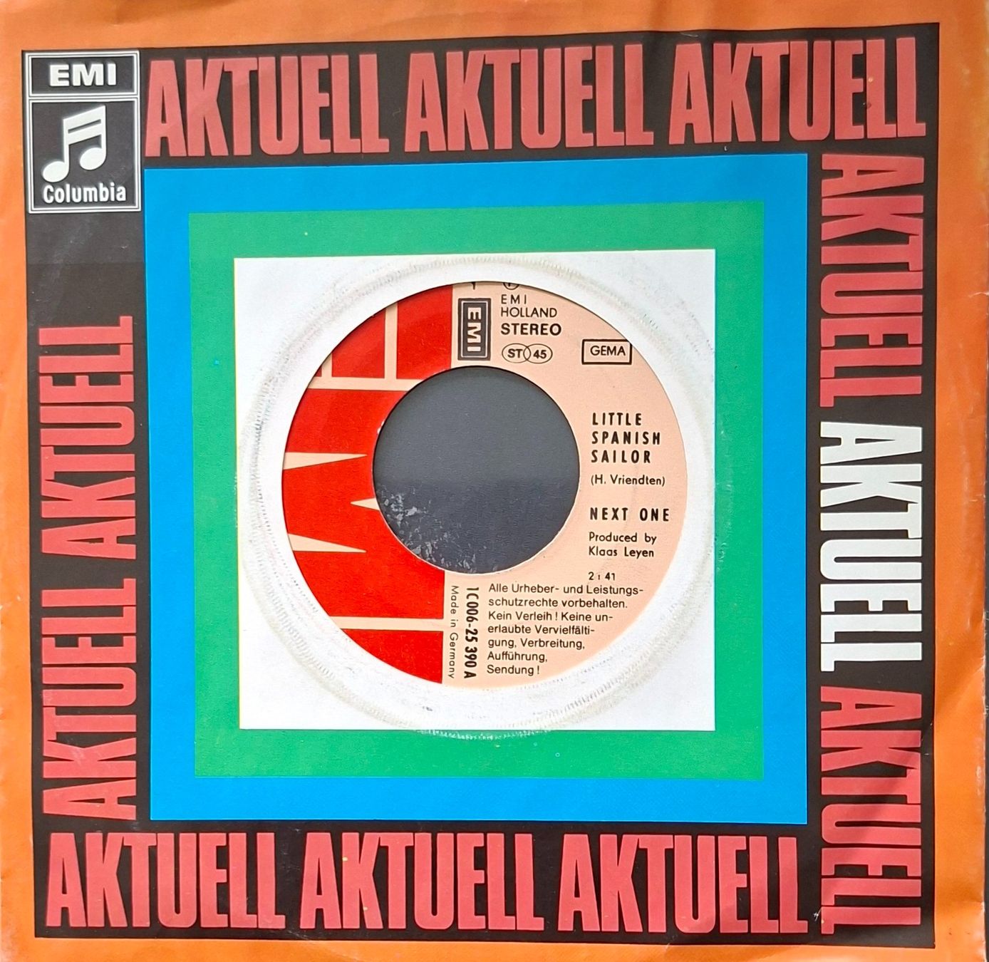 Dischi in vinile: Vinyl-Single Next One - Little Spanish Sailor – Usato da Langenthal venduto da Modo39