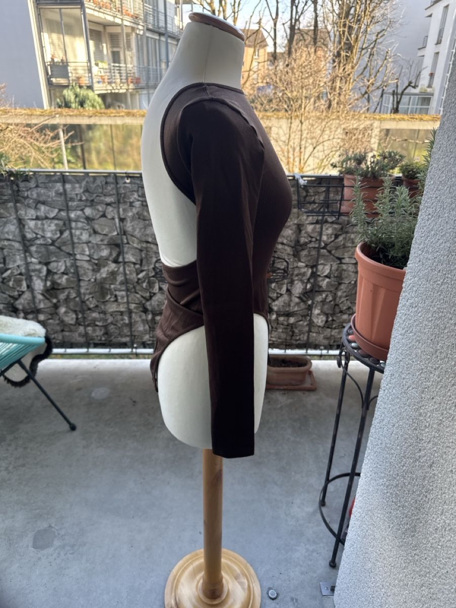 Pull&Bear Top: Pull&Bear Body XS/S, Braun – Usato da Basel venduto da fiona_second-hand_BS 1