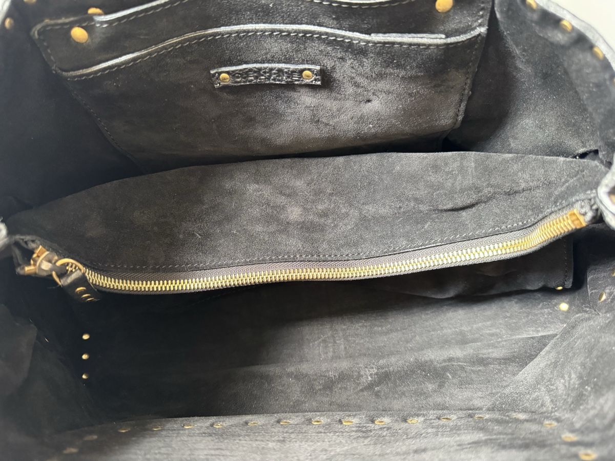 Celine Borse da donna: Celine Boogie Bag, schwarzes Leder & Nieten – Usato da Zollikon venduto da stl_8677 2