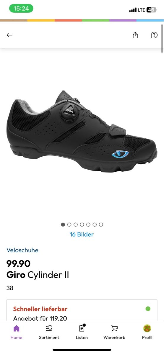 Giro Damenschuhe: Giro Cylinder II Veloschuhe, Grösse 38 – Neu und originalverpackt aus Zürich von cyn_yf2n 1