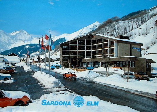 Ansichtskarten: ELM Sporthotel Sardona - Auto – Gebraucht aus Jona von philajona