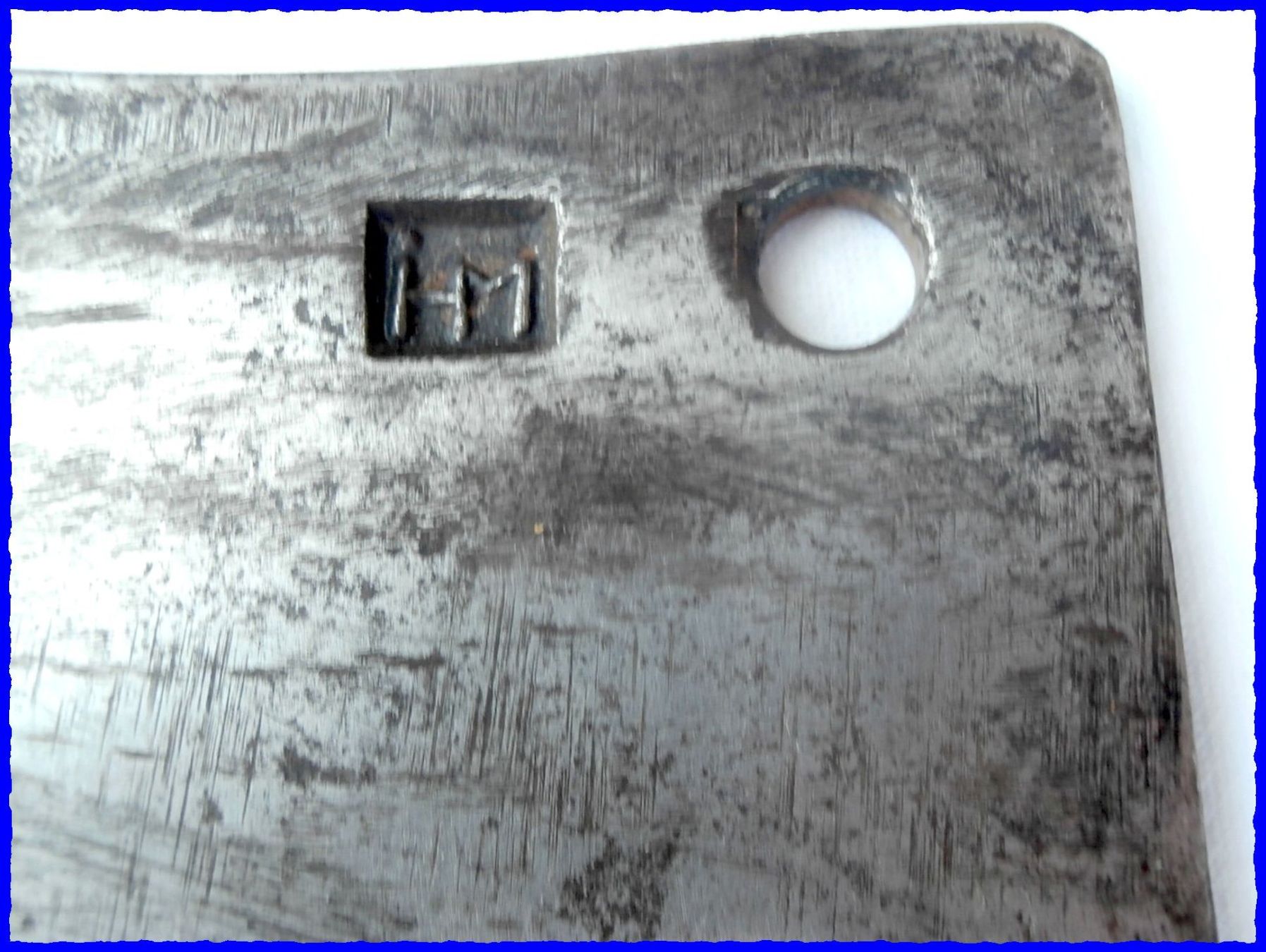 Coltelli da cucina: Schweres altes METZGERMESSER (Hackbeil) mit Holzgriff – Usato da Worblaufen venduto da Re_mo81 4