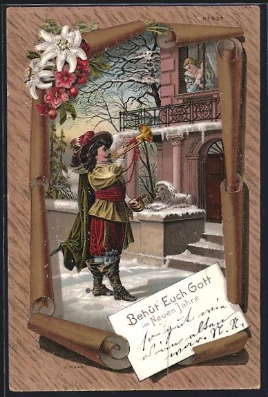 Cartes postales: Litho Der Trompeter von Säckingen spiel – D'occasion à Berlin par bartko-reher
