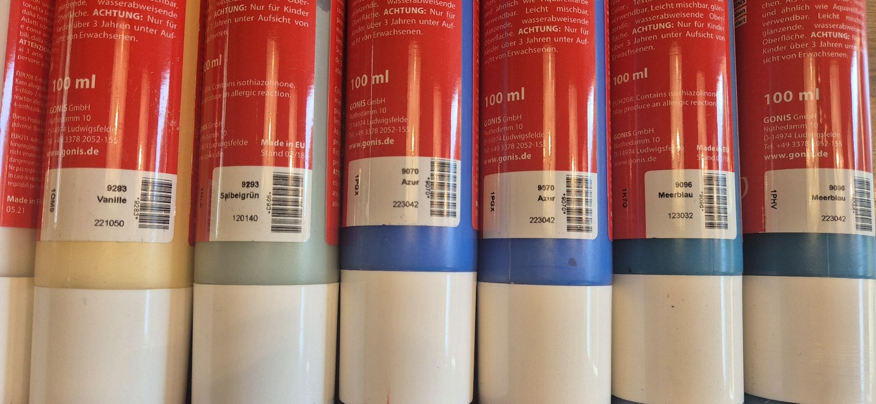 Peintures: Gonis Farben – D'occasion à Wuppenau par Suenneli10 5