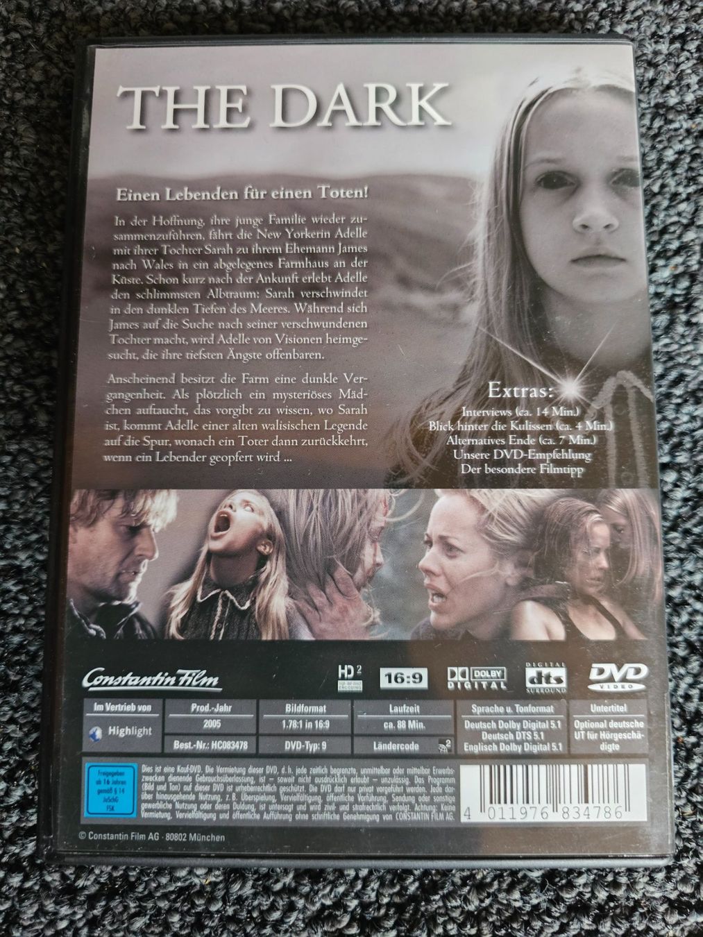 Alle DVDs: THE DARK(13664) – Gebraucht aus Ruswil von M71 1