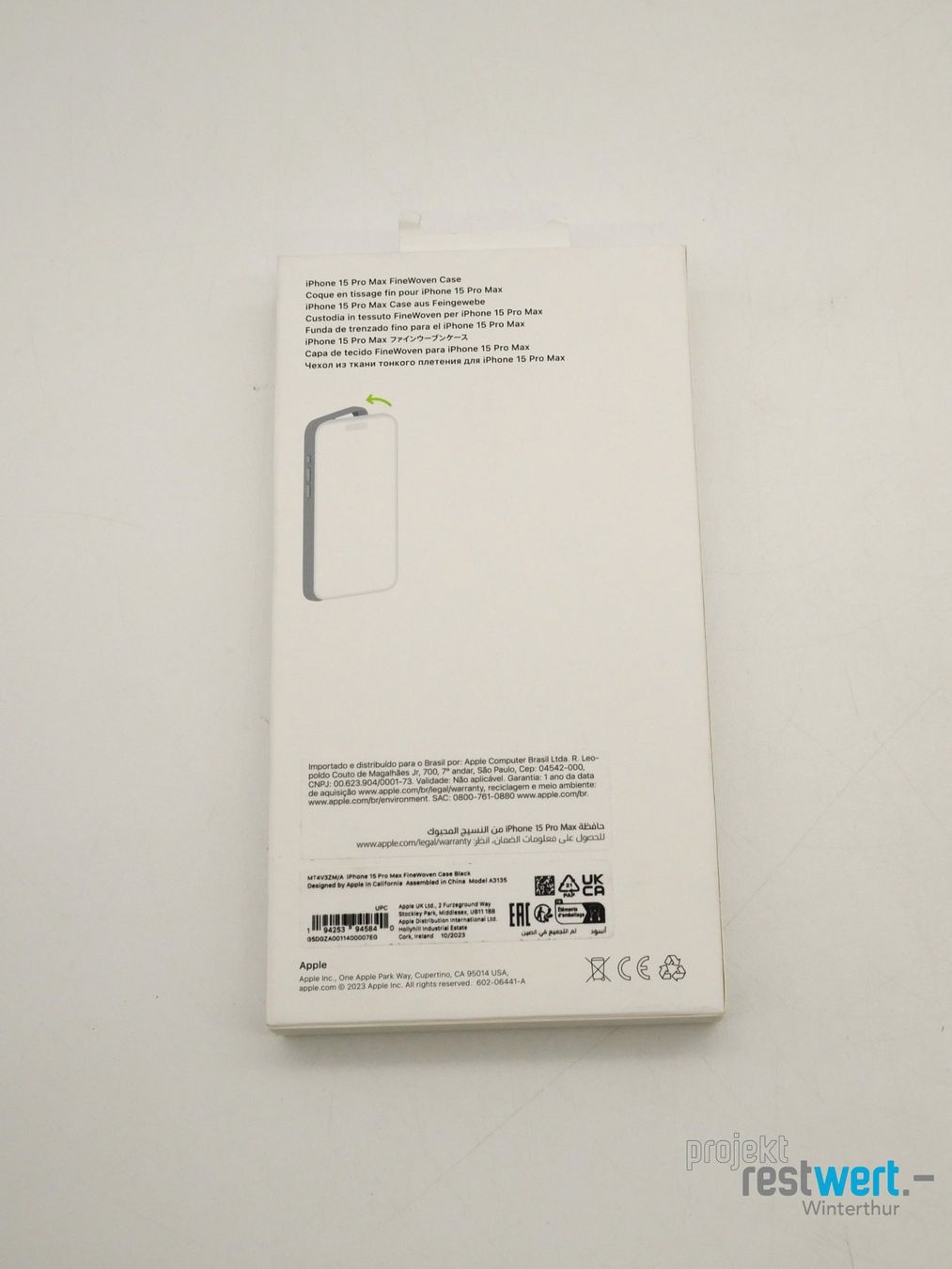Apple Coques & Protection écran: APPLE Feingewebe Hülle MagSafe iPhone 15 Pro Max – Neuf (Voir description) à Winterthur par Restwert_Winterthur 6