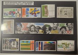 Set Briefmarken postfrisch Nr. 64 Jahresserie 1997