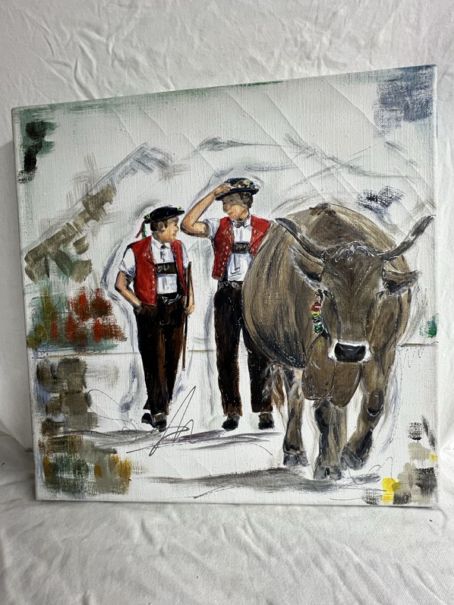 Dipinti: Original von Silvia Bühler- Schweizer Kunst – Usato da Urnäsch venduto da Ursjack