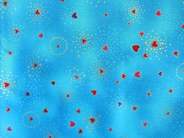 Laurel Burch Basic Hearts, Stoff