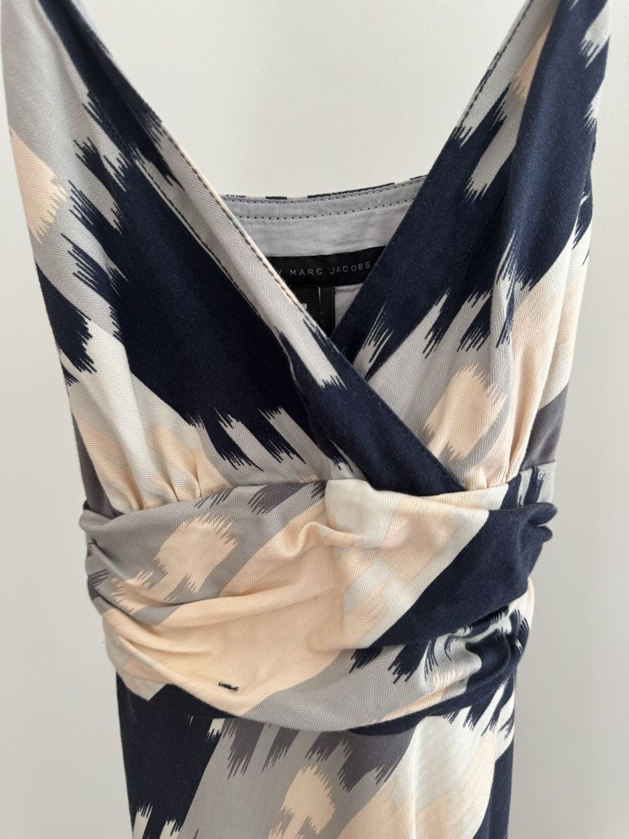 Marc Jacobs Vestiti: Marc by Marc Jacobs Wickelkleid mit Ikat-Print – Nuovo (secondo la descrizione) da Zürich venduto da di_archive 3