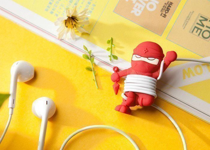 Telefoni cellulari / Smartphones: 2 x Kabelwickler Ninja Wrap – Nuovo e nell'imballaggio originale da Schwyz venduto da mucholoco 3