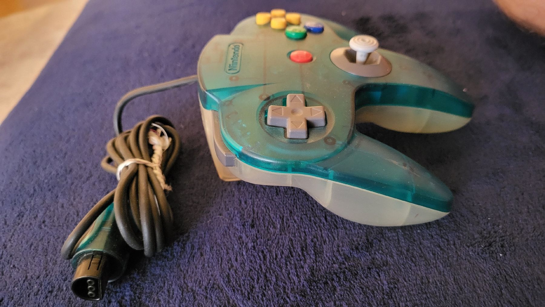 Nintendo Controller: N64 Controller Transp.Blau. -Original- Guter Zustand. – Nuovo (secondo la descrizione) da Biel/Bienne venduto da Retrohr 1