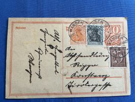 Postkarte von 1922