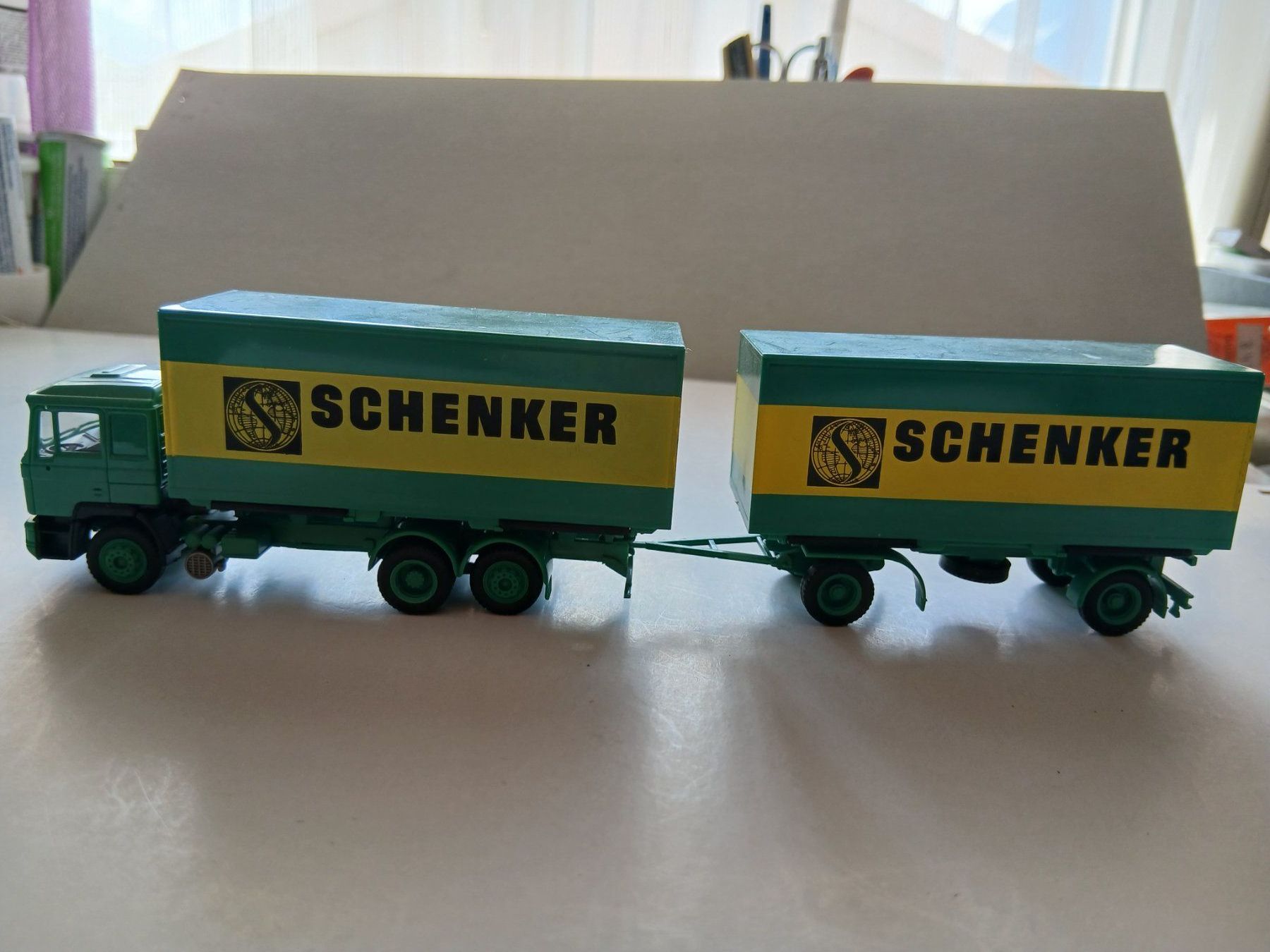 Scania Modellautos: Herpa MAN Büssing 3-a 2-a WP KO HZ Fa. Schenker – Neu (gemäss Beschreibung) aus Salgesch von andiroues