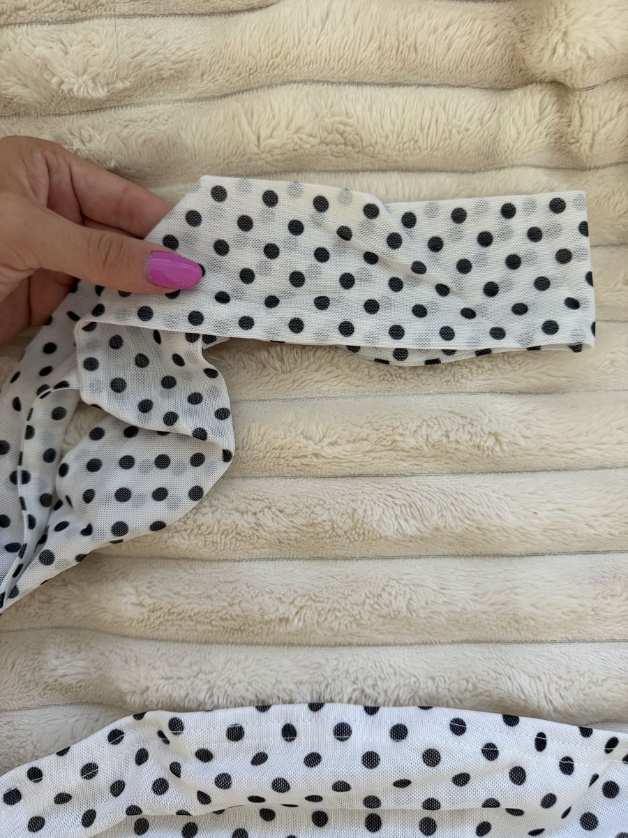 Tops: White polka dot top with halter neck tie S – Neu und originalverpackt aus Gränichen von Domsiiiii 1
