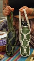 Handgemachte Makramee Trinkflaschenhalterung Boho