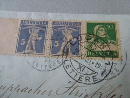 Brief 1926 ++ Tellbuben mit Tellkopf