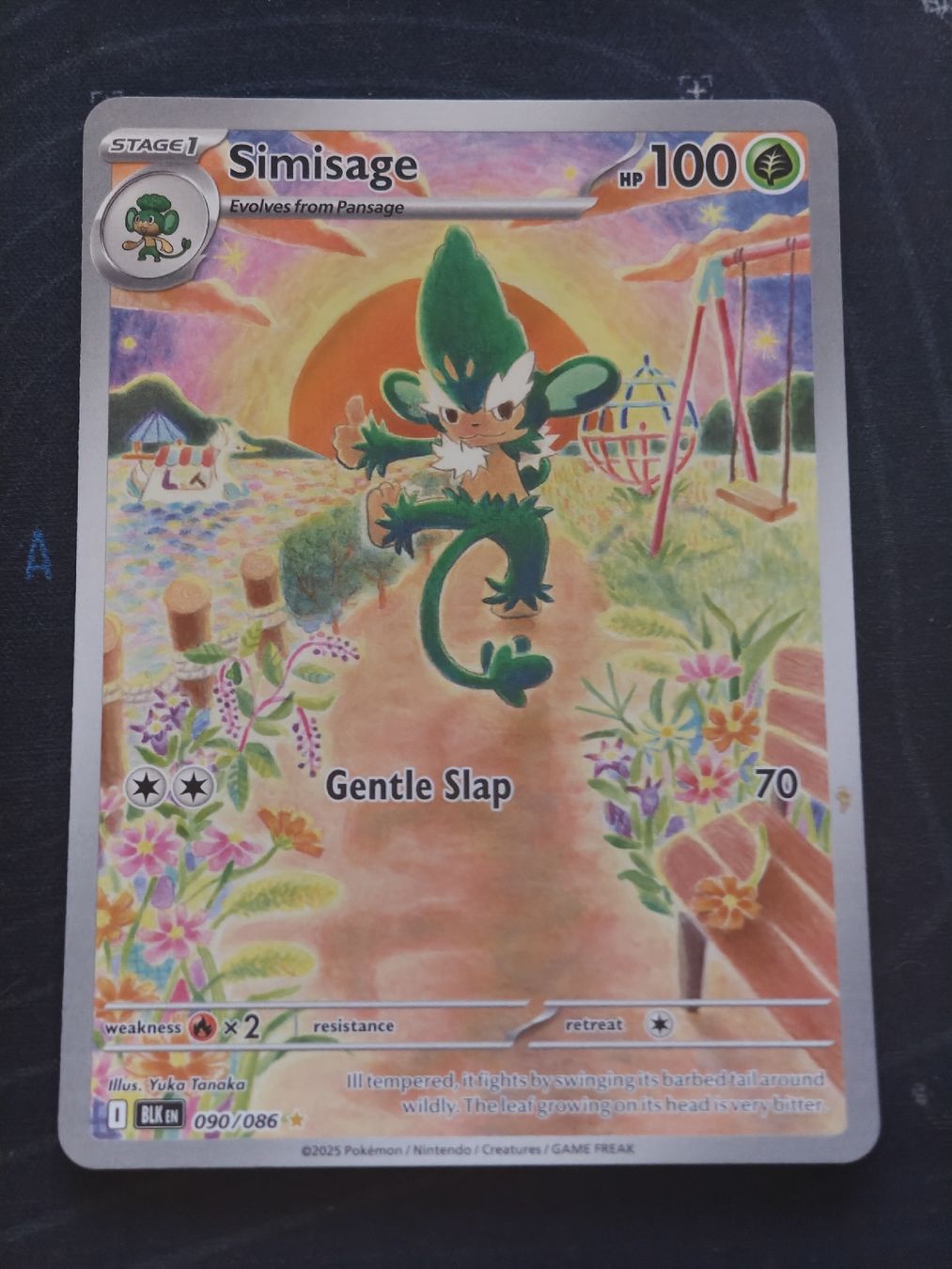 Pokémon Carte collezionabili: Simisage 090/086 EN – Nuovo (secondo la descrizione) da Therwil venduto da Cordachu_Trade