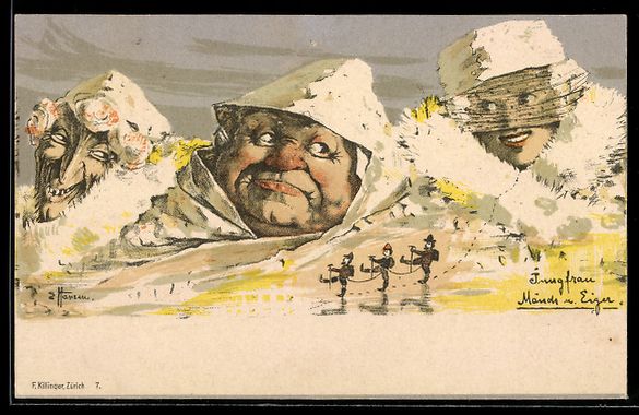 Cartes postales: sign. E. Hansen / Emil Nolde: Jungfrau,  – D'occasion à Berlin par bartko-reher