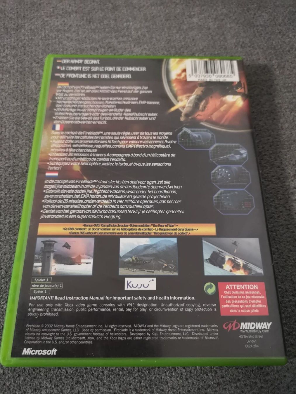 Spiele: Fire Blade XBOX – Gebraucht aus Herisau von Seyashop_2 1