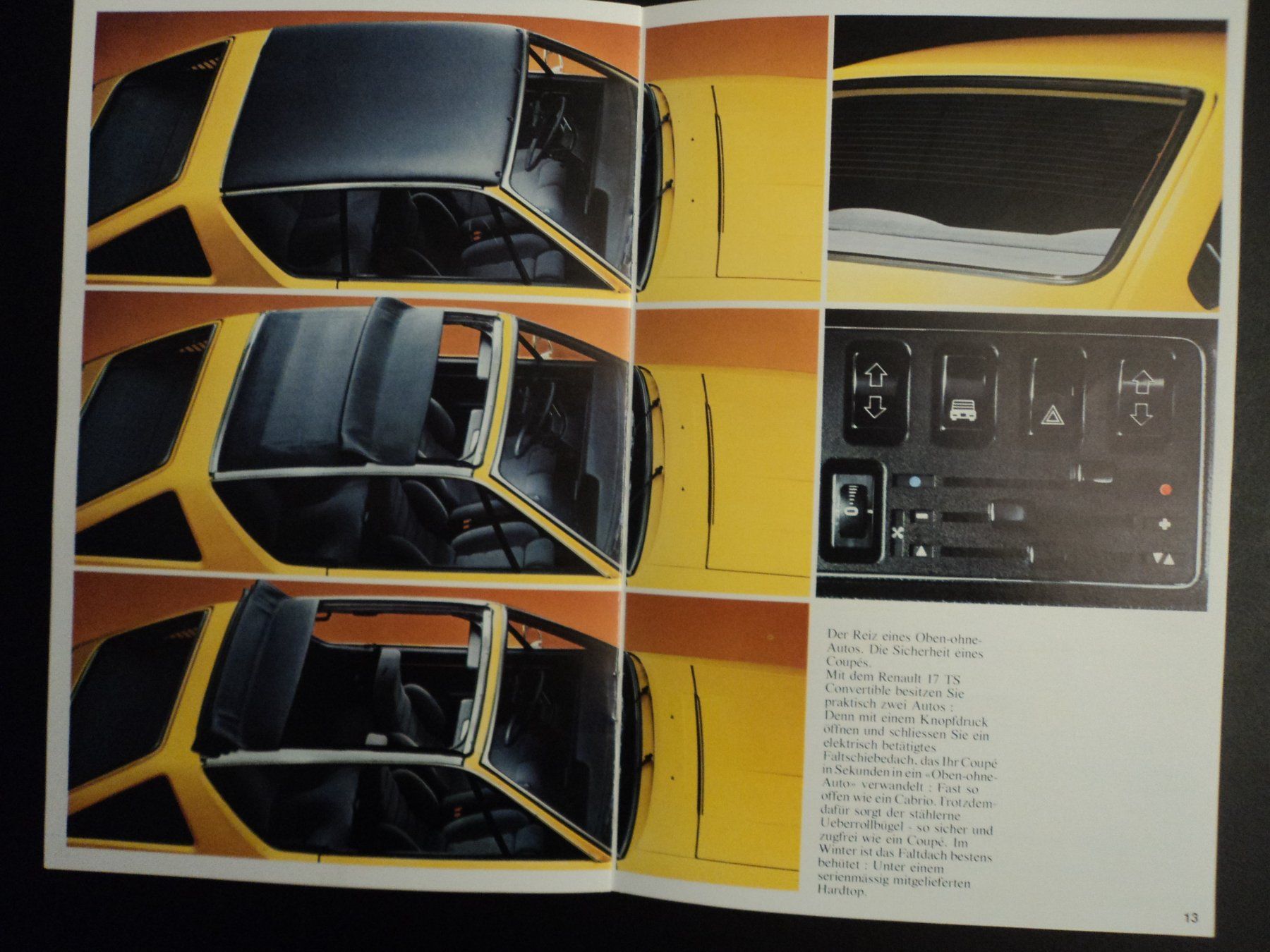 Renault Documenti: Prospekt Renault 15/17 1970er – Usato da Schwarzenburg venduto da modelCARama 5