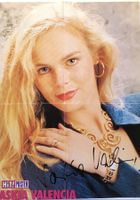 Saskia Valencia Moderatorin Autogramm Magazinbild 20x30cm