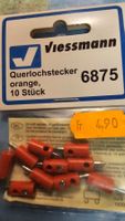 Viessmann 6875 Querlochstecker orange 10 Stk