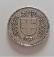 4 Unzen Silber .999 als Fr. 5.-- Schweizer Silber Münzen