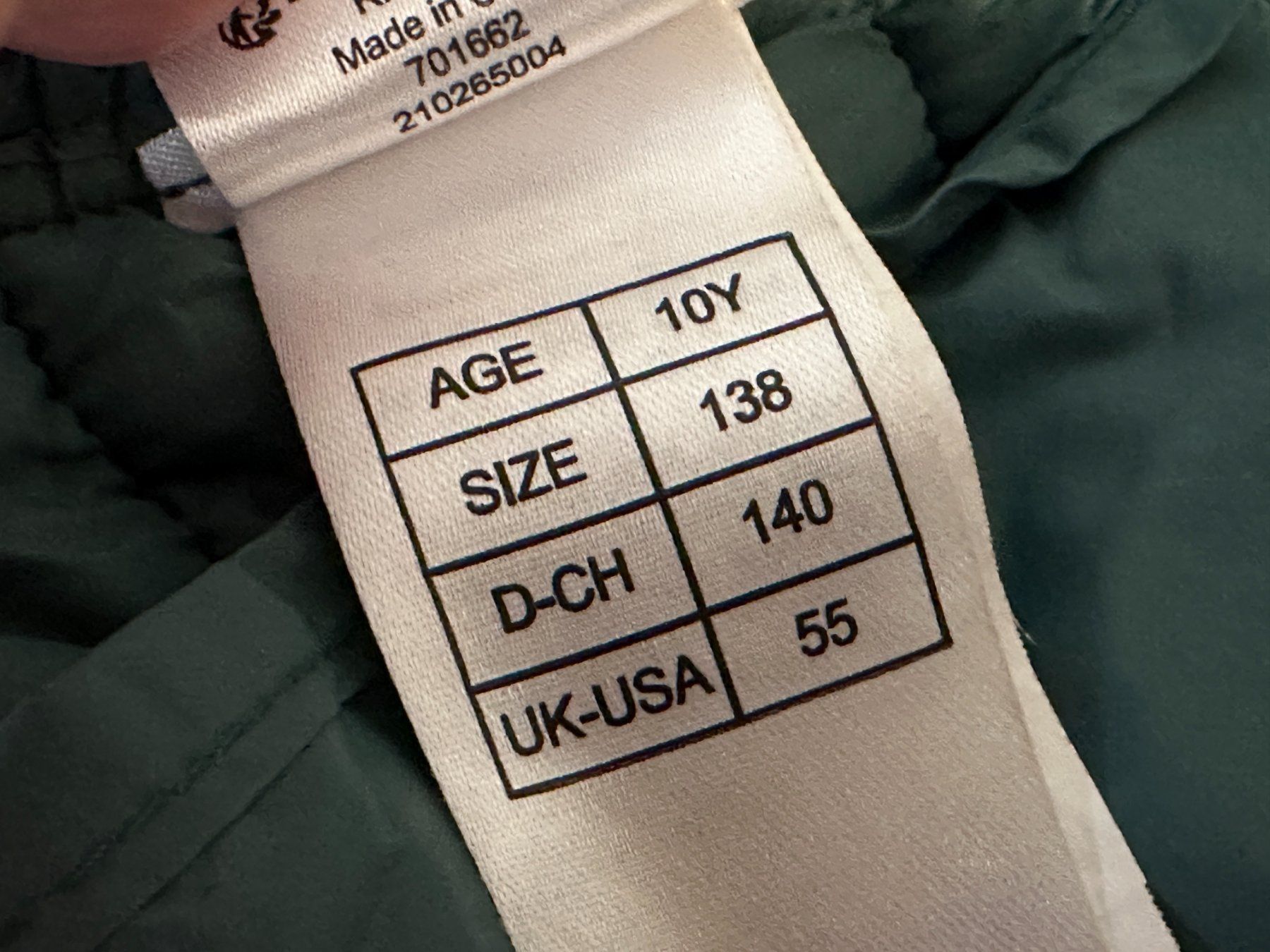 Cyrillus Jacken & Mäntel: Cyrillus veste vert 10A 138cm – Gebraucht aus Lausanne von brixton 8