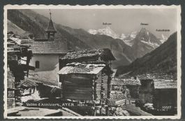 Carte P de 1947 ( Ayer / Vallée d'Anniviers )