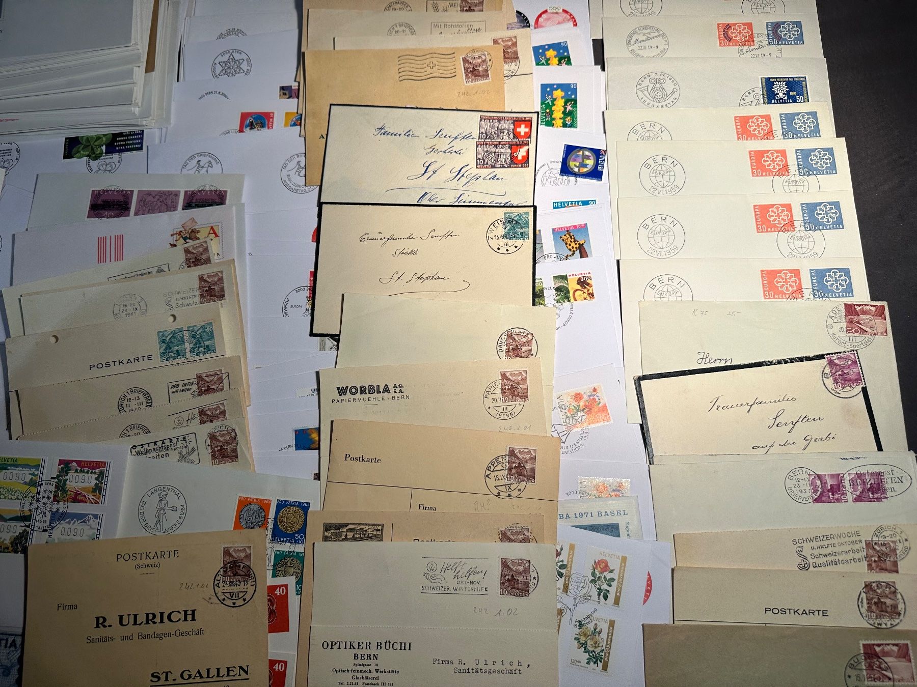 Tous les timbres: Sammlung Briefe Schweiz Sonderbriefe und FDC – D'occasion à Stettfurt par 2442 3