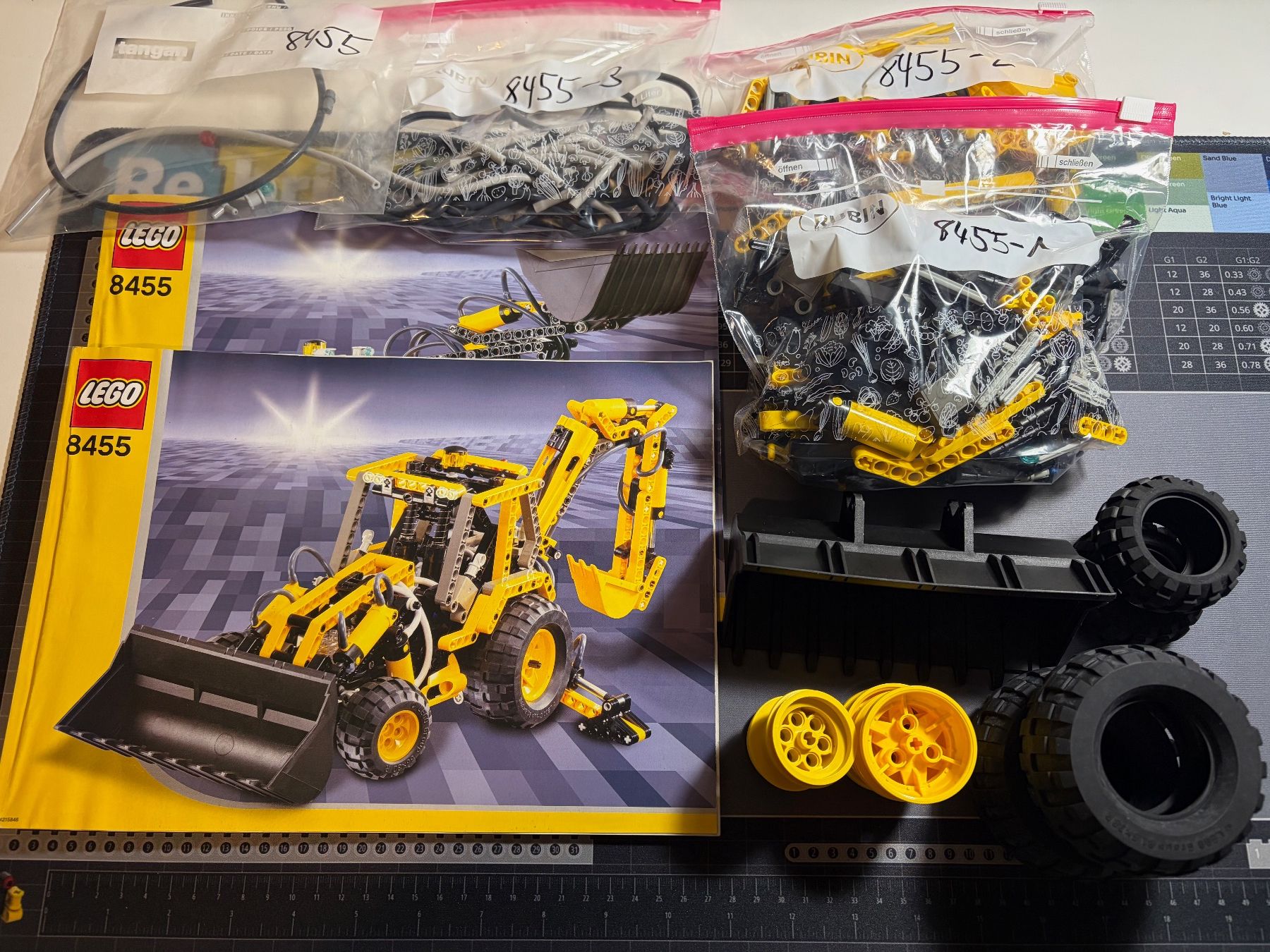 Lego Baukästen: LEGO Technic: Backhoe Loader (8455) – Gebraucht aus Burgdorf von Mike003 1