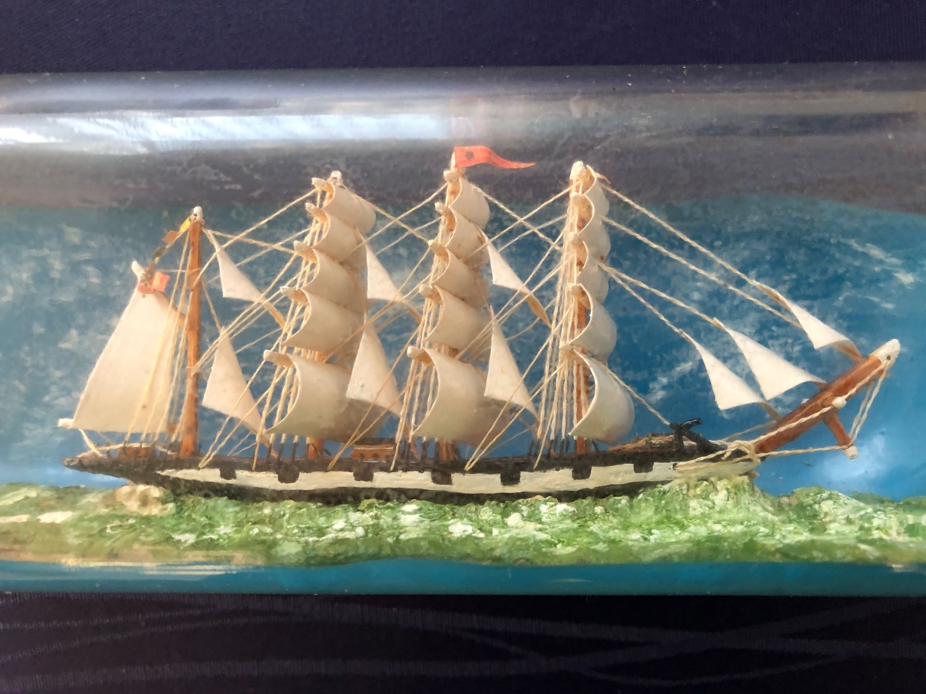 Kit di modellismo & Modellini statici: Buddelschiff / Flaschenschiff Viermaster – Usato da Steffisburg venduto da bwt56 1