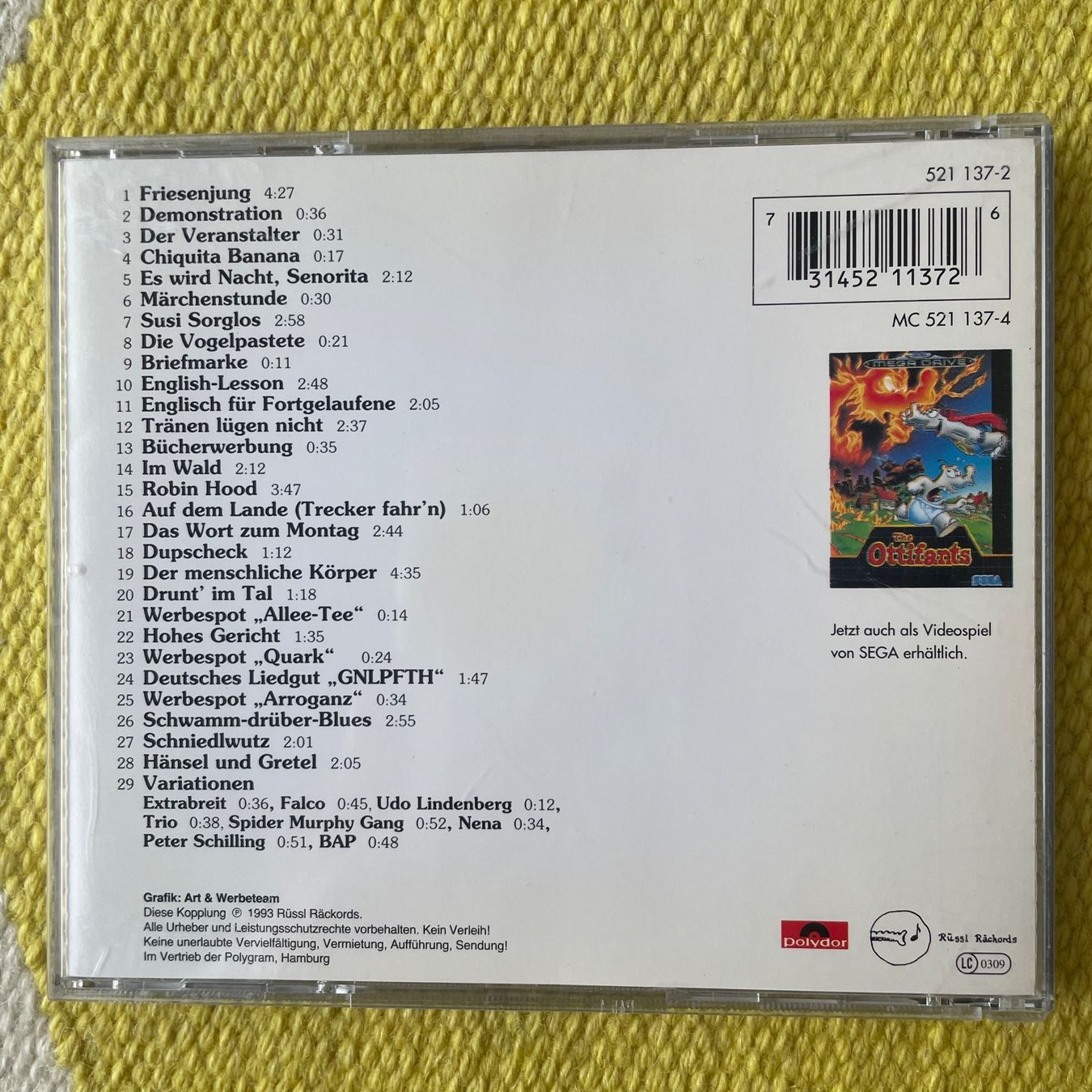 CD: OTTO-DAS ALLERBESTE – Usato da Rorschacherberg venduto da CD-Roli 1