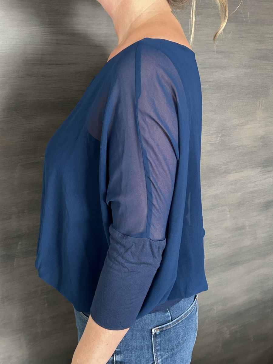 Esprit Camicette: Esprit Damen Bluse dunkelblau Gr. 38 – Usato da Bachenbülach venduto da danielaa0102 4