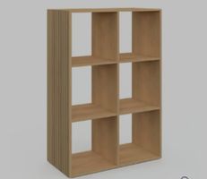 Bibliothèque/étagère en bois clair - Neuf