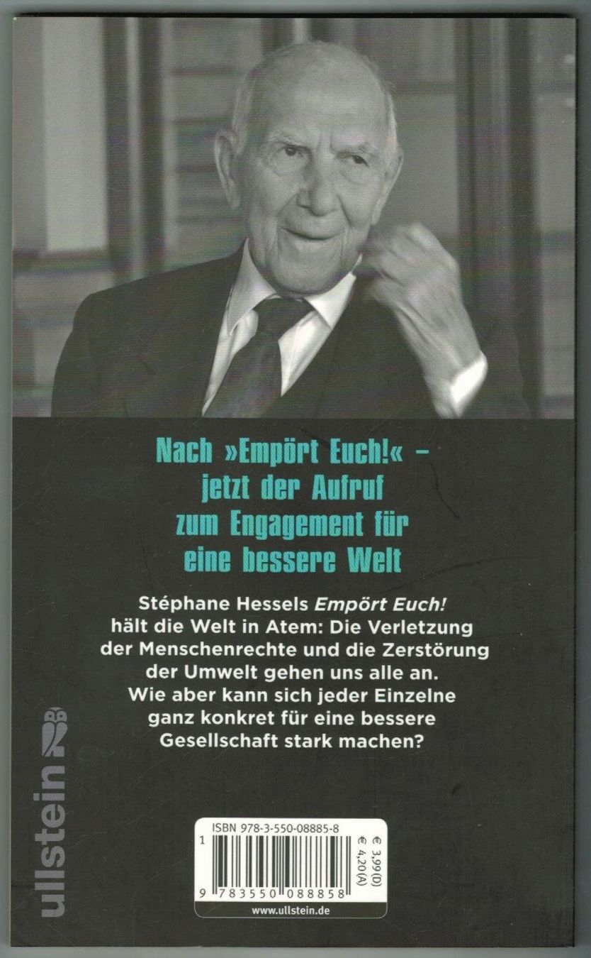 Bücher: Stéphane Hessel; Engagiert Euch!     * – Gebraucht aus Zürich von tol_b7c7 1