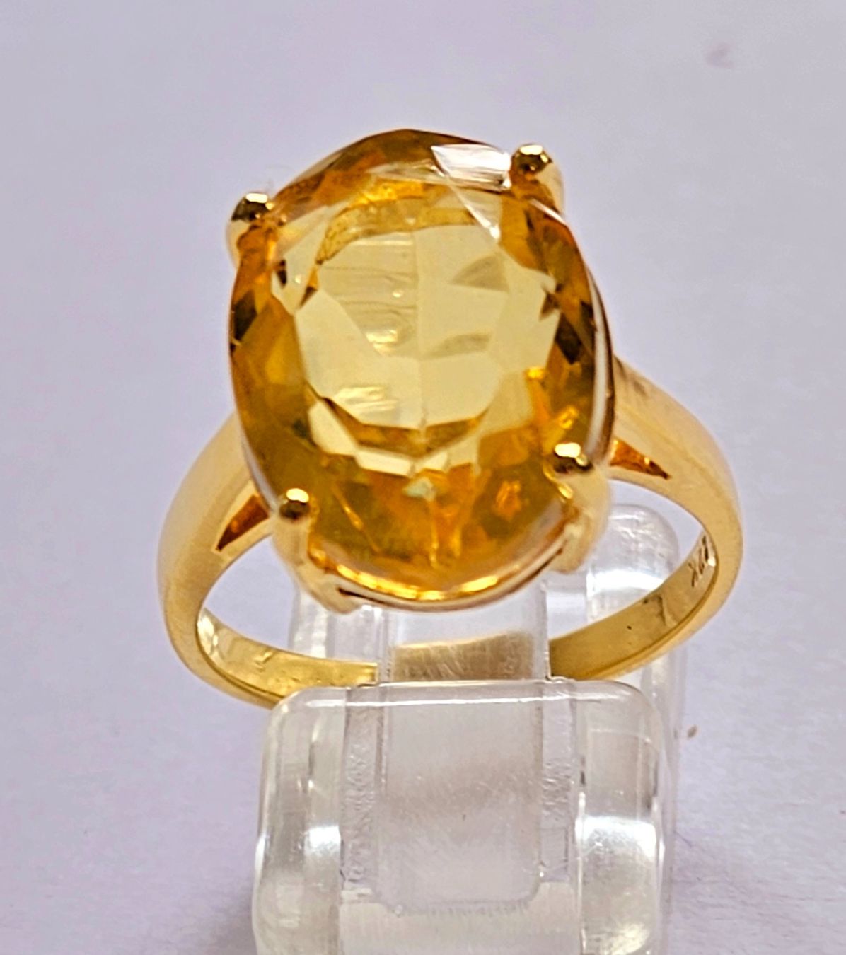 Anelli: Citrin Goldring 22 Karat – Nuovo (secondo la descrizione) da Zürich venduto da Benedikt21 1