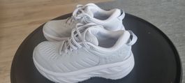 Hoka One One Women's Leather Sneakers EU 37 Grey