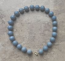 Blau Aventurin Halskette / Silber 925