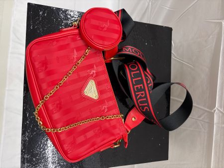 wunderschöne Maison Mollerus Tasche rot