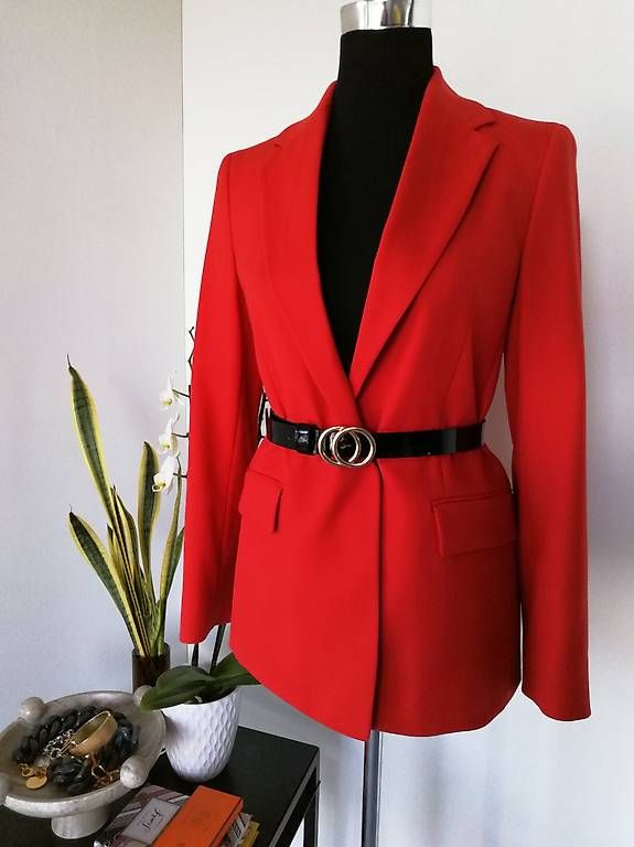 Hugo Boss Giacche: Blazer Modell Jocalua von Boss in Hellrot – Nuovo (secondo la descrizione) da Rheinfelden venduto da Illy84 4