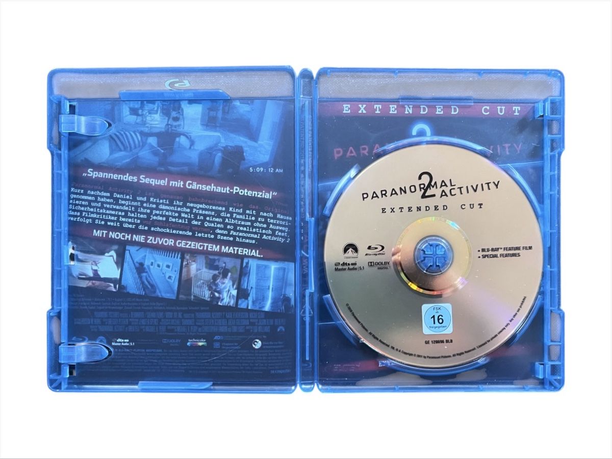 Alle DVDs: Paranormal Activity 2 Extended Cut - Blu-ray Horror! – Gebraucht aus Luzern von woti-shop 2