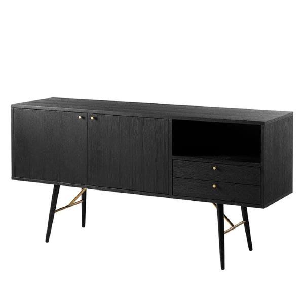 Commodes: Kommode / Sideboard black wood – D'occasion à Altendorf par olg_rfk6