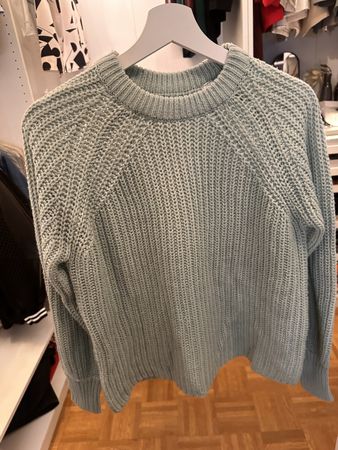 Winter Strickpullover, mintgrün, Gr. M, neuwertig!