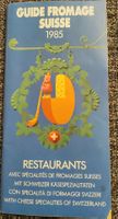 Vintage Schweizer Käseführer von 1985 – Ein Muss für Geniess