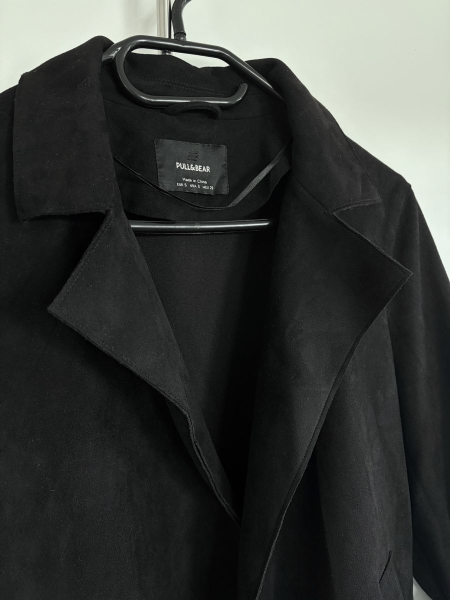 Pull&Bear Giacche: Blazer Wildlederoptik (schwarz in Grösse S) || Pull&Bear – Nuovo (secondo la descrizione) da Düdingen venduto da Hiron_o7 1
