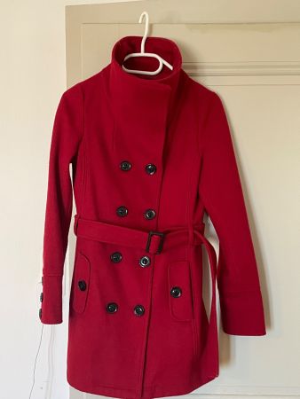 Magnifique manteau rouge, Mango,taille 36/S